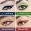 Picture of Kaely 4Pcs Dark Blue Green Purple Red Gel Eyeliner Pencil,Cream Waterproof Smudge Proof Eye Liner,Halloween Makeup,Eye Black Face Paint Lipstick Crayon,Color Colorful Eyeliner Eyeshadow Stick