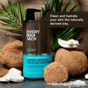 Picture of Every Man Jack Coconut + Driftwood Mens Body Wash for All Skin Types - Cleanse, Hydrate, and Smell Great - Free of Parabens, Phtalates, and Dyes - 33.8 fl oz (2 Pack)