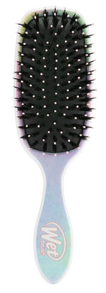 Picture of Wet Brush Shine Enhancer Paddle Brush, Color Wash Stripes - Hair Detangler Brush with Ultra Soft Bristles, Infused With Natural Argan Oil, Shiny Detangle & Smooth Hair, Wet or Dry, For All Hair Types