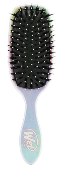 Picture of Wet Brush Shine Enhancer Paddle Brush, Color Wash Stripes - Hair Detangler Brush with Ultra Soft Bristles, Infused With Natural Argan Oil, Shiny Detangle & Smooth Hair, Wet or Dry, For All Hair Types