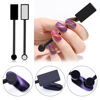 Picture of SILPECWEE 15Pcs Nail Magnet Set Cat Eye Gel Nail Polish Magnet Wand Magnetic Nail Polish Cat Eye Magnet for Nails Cat Eye Magnets Sticks Nail Design Tools Nail Art Accessories