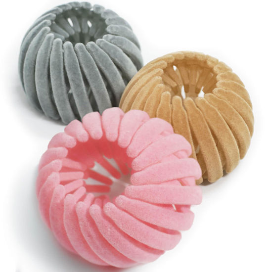 Picture of Sizobi 3 Pcs Hair Ties Hair Clip Holder, Expandable Bird Nest Ponytail Holders, Hair Accessories For Women, Scrunchies for Thin Thick Fine Curly Long Hair