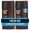 Picture of Every Man Jack Fresh Air Men’s Deodorant - Stay Fresh with Aluminum Free Deodorant For all Skin Types - Odor Crushing, Long Lasting, with Naturally Derived Ingredients - 3oz (2 Pack)