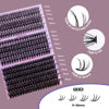 Picture of Ocean Pearl Lash Clusters 320PCS 11-20mm Lash Extension Kit 30D+40D+60D Eyelash Extension Kit Individual Lashes Thick Eyelash Clusters Lashes Clusters with Eyelashes Bond+Seal+Adhesive+Tweezer-60D