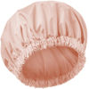 Picture of Reusable Shower Cap for Women, Large Waterproof Shower Bonnet Washable Elastic Band Bath Hair Hat for Long Hair, Braids(Orange)