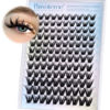 Picture of Pawotence Manga Lash Clusters Wispy Cluster Eyelash Extensions 10-16mm Individual Lashes Clusters Spiky Lash Extension DIY False Eyelashes Clusters
