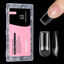 Picture of Beetles Nail Tips Medium Square Etch-X Nail Tips,12 Sizes 576Pcs Pre Shaped Soft Acrylic Nail Tips Half Matte False Nails Nail Art Full Cover Press Ons Nail Extensions Gift Set Home DIY Nail Salon