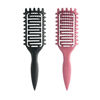 Picture of Curl Defining Brush,2024 Curly Hair Brush,Vented Hair Brush for Detangling, Shaping and Defining Curls For Women and Men Less Pulling (Pink Black)