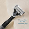 Picture of Harry's Shaving Kit for Men - Razor Handle, 5 Razor Blade Refills, Foaming Shave Gel, and Travel Blade Cover - Charcoal