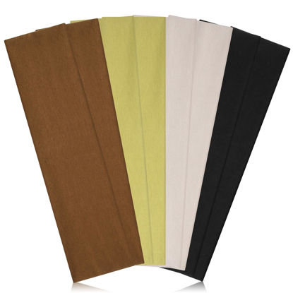 Picture of Headbands for Women Non Slip - Stylish Sports Hair Bands for Women's Hair - Soft Cotton Cloth Stretchy Headbands for Women for Yoga, Outdoor Exercise Running - 8 Pack