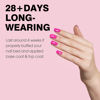 Picture of CANNI Hot Pink Nail Gel Polish, 1Pcs Bright Coral Pink Nail Polish Gel Cerise Color High Gloss Soak Off UV Gel Nail French Nail Manicure Salon DIY