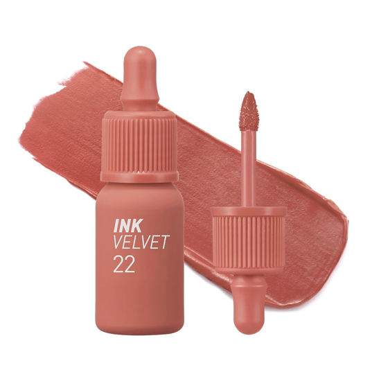Picture of Peripera Ink the Velvet Lip Tint - High Pigment Color, Longwear, Weightless, Not Animal Tested, Gluten-Free, Paraben-Free (022 BOUQUET NUDE (NEW))