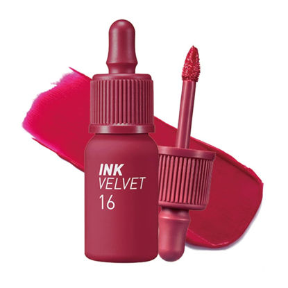 Picture of Peripera Ink the Velvet Lip Tint - High Pigment Color, Longwear, Weightless, Not Animal Tested, Gluten-Free, Paraben-Free (016 HEART FUCHSIA PINK (NEW))