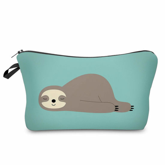Picture of Deanfun Cosmetic Bag for women, Small makeup pouch Travel bags for toiletries waterproof Sloth gifts (51806)