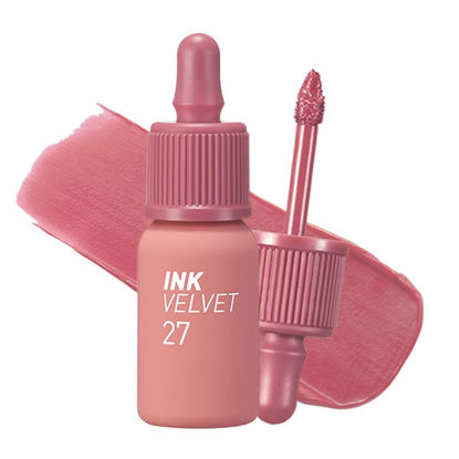 Picture of Peripera Ink the Velvet Lip Tint - High Pigment Color, Longwear, Weightless, Not Animal Tested, Gluten-Free, Paraben-Free (027 STRAWBERRY NUDE (NEW))