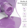 Picture of CANNI Nail Gel Polish Purple, 1Pcs Purple Nail Polish Gel Wisteria Color Nail Polish Gel High Gloss Soak Off UV Gel Nail Manicure Salon DIY