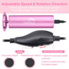 Picture of HayZBao Electric Foot File - Callus Remover for Feet,Adjustable Speed Foot File with 60 Pcs Sandpaper Discs,Professional Pedicure Tool for Dead Skin and Calluses - Matte Purple