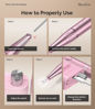 Picture of MelodySusie Professional Nail Drill 30000 RPM,Rechargeable Efile for Shaping,Buffing & Removing Gel Polish,Features Locking Chuck for Easy Use,Ideal for Manicure and Pedicure at Home or Salon (SC300F)
