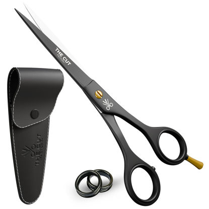 Picture of "The Cut Factory- 6.5” Professional Hair Scissors - High Carbon 420 Stainless Steel Hair Cutting Scissors, Ultra-Sharp Barber Shears for Salon & Home - Ergonomic for Men, Women, Kids & Babies"