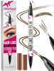 Picture of iMethod Curved Eyebrow Pen - Eyebrow Pencil, Brow Pencil 2-in-1 Dual-Ended Microblading Eyebrow Pen with Curved Tip and Precise Brush-Tip for Natural Hair-Like Brows, Last All-Day, Dark Brown