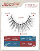 Picture of Eyelashes Natural Look Short Wispy False Lashes Thin Band C Curl Mink Lashes 11 mm Volume Demi Wispies False Eyelashes 7 Pairs S11