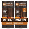 Picture of Every Man Jack Citrus + Eucalyptus Men’s Deodorant - Stay Fresh with Aluminum Free Deodorant For all Skin Types - Odor Crushing, Long Lasting, with Naturally Derived Ingredients - 3oz (2 Pack)