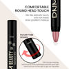 Picture of evpct 8Pcs Cream Eye Shadow Brightener Sticks Set for Eyes, Champagne Pearl Bronze Putty Sand Orchid Rose Gold Shimmer Matte Pencil Eye shadow Crayon Applicator Stick Palette Makeup Waterproof Set08