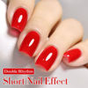 Picture of Double Rhythm 15ML Gel Nail Polish Pure Sheer Same Color Same Bottle Soak Off Gel Polish Art Manicure Salon DIY at Home Gifts for Girls Women (Red-A1450)