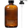 Picture of Castor Oil 16 Fl Oz (Glass Bottle) - Rosemary Peppermint Grapefruit Infusion - A Huge Glass Bottle with a Pump - 100% Pure and Natural, Cold Pressed, and Hexane-Free - Hair Oil, Body Oil