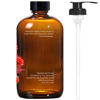 Picture of Castor Oil 16 Fl Oz (Glass Bottle) - Rosemary Peppermint Grapefruit Infusion - A Huge Glass Bottle with a Pump - 100% Pure and Natural, Cold Pressed, and Hexane-Free - Hair Oil, Body Oil