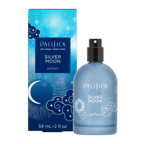Picture of Pacifica Silver Moon Spray Perfume, Fragrances, Inspire, Tonka, Santal, Cardamon, Vanilla Bean, Musk, Amber, Clean Perfume, Parfum, Eau de Toilette, Vegan & Cruelty-Free Dermatologist Tested