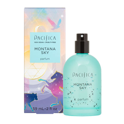 Picture of Pacifica Montana Sky Spray Perfume, Fragrances, Grounding, Cedarwood, Elderflower, Black Pepper, Sandalwood, Clean Perfume, Parfum, Eau de Toilette Vegan & Cruelty-Free Dermatologist Tested