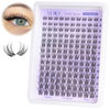 Picture of ALICE Natural Lash Clusters Lash Extensions Invisible Band Waterproof 8-16mm Curl Cluster Eyelash Extensions Wispy Eyelash Clusters Individual Lashes Cluster Lashes