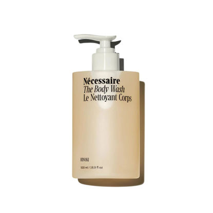 Picture of Nécessaire The Body Wash for Women + Men. Hinoki. Resurfacing Cleanse. Multi-Acids Gel Cleanser for Uneven Skin. Hypoallergenic. No SLS/SLES. 500 ml / 16.9 fl oz
