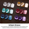 Picture of Beetles Cat Eye Gel Nail Polish Set, 6 Colors Magnetic Gel Nail Polish, Holographic Glitter Burgundy Red Blue Purple Gel Polish Magnetic Effect Sparkle Stunning Nail Polish Velvet Nail Salon DIY Home