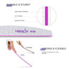 Picture of Canvalite 10pcs 80/80 Grit Nail Files for Acrylic Nails Emery Board Nail Styling Tools for Home and Salon Use