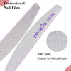 Picture of Canvalite 10pcs 100 Grit Nail Files for Acrylic Nails Emery Board Nail Styling Tools for Home and Salon Use