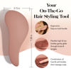 Picture of Kitsch Detangler Brush for Curly, Straight, Wet and Dry Hair - No Pain Hair Detangler Brush with Flexible Bristles, Easy-to-Hold, Shower & Travel Hair Brush for Adults and Kids - Terracotta