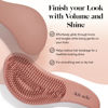 Picture of Kitsch Detangler Brush for Curly, Straight, Wet and Dry Hair - No Pain Hair Detangler Brush with Flexible Bristles, Easy-to-Hold, Shower & Travel Hair Brush for Adults and Kids - Terracotta