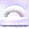 Picture of Natural Lash Clusters Wispy Lash Extensions Short 10-14mm DIY Cluster Eyelash Extension C Curl 280pcs Soft Thin Band Individual Lashes by ALICE