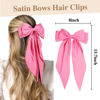 Picture of Hair Bows for Women Girls 8 PCS Hair Ribbon Bow Hair Clips with Long Tails Vintage Hair Accessories for Women