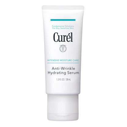 Picture of Curel Japanese Skin Care, Anti-Wrinkle Hydrating Serum, Lightweight Serum, Fragrance Free & Colorant Free, For Sensitive Skin, 1.3 Oz