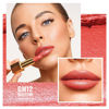 Picture of Oulac Matte Lipstick with Metallic Shine, Comfortable Creamy Texture, Smooth No Grainy Feeling, Vegan & Gluten Free, Full-Coverage Lip Colour 4.3 g, GM12 Celestial