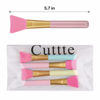 Picture of Cuttte 4pcs Silicone Face Mask Applicators, Flexible Facial Mud Masks Applicator, Hairless Moisturizers Tools, Soft Facial Brushes for Mud, Clay, Charcoal (Peach)