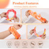 Picture of ATROCH Tie Dye Fashion Spa Headband for Women for Washing Face & Puffy Skin Care Headband Wristband Set Makeup Head Band Face Wash Headband Girls Hair Band Terry Cloth Shower Hair Accessories 4 Pcs