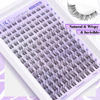Picture of Lash Clusters Natural Lash Extensions Invisible Band Waterproof 8-16mm Cluster Eyelash Extensions Wispy Eyelash Clusters Individual Lashes Cluster Lashes by ALICE