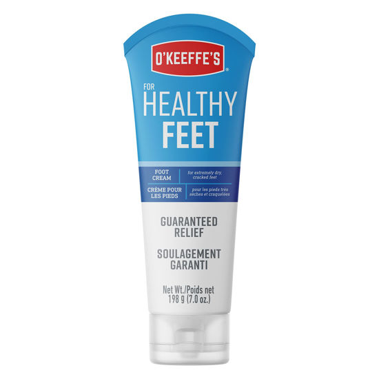 Picture of O'Keeffe's for Healthy Feet Foot Cream; Guaranteed Relief for Extremely Dry; Cracked Feet; Clinically Proven to Instantly Boost Moisture Levels; 7.0 Ounce Tube; (Pack of 1)