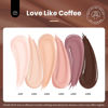 Picture of Beetles Neutral Gel Nail Polish Set 6Pcs, 15ml Nude Light Skin Dark Brown Warm Shades Gel Nail Kit, Long Lasting DIY Nail Art Salon & Home Valentines Day Gifts for Women Colorful Bottle Gel