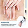 Picture of JODSONE 10ML Base Coat Gel Nail Polish Gel Glossy Durable Gel Soak Off Clear No Wipe Nail Salon And DIY Home Need U V Lamp Curing