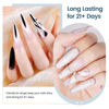 Picture of JODSONE 10ML Base Coat Gel Nail Polish Gel Glossy Durable Gel Soak Off Clear No Wipe Nail Salon And DIY Home Need U V Lamp Curing